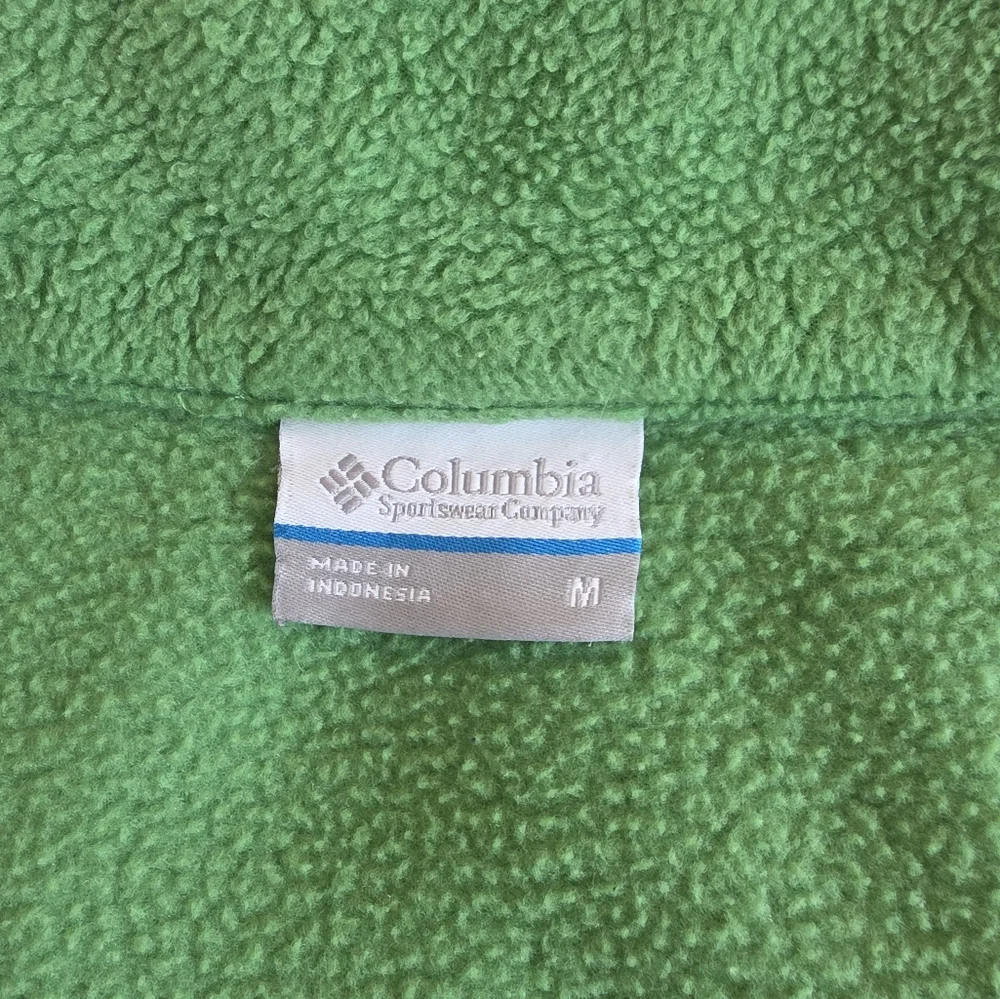Columbia Vibrant Green Full-Zip Fleece Jacket - Picture 4 of 5